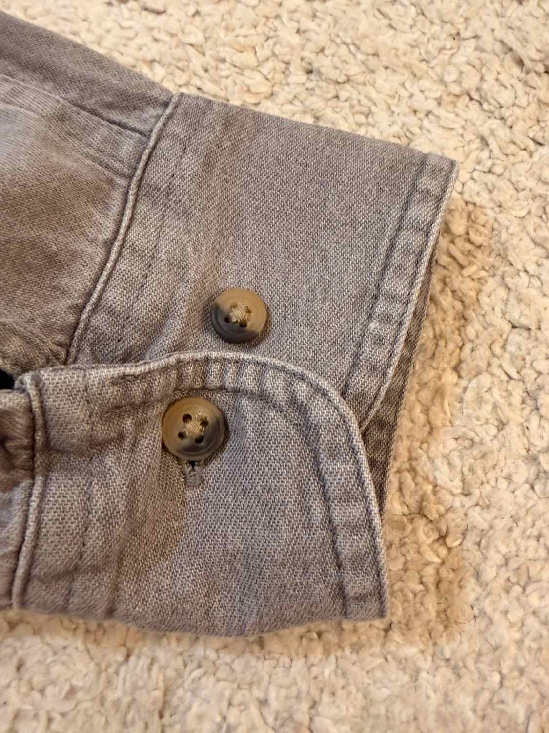 Camicia Wrangler Premium Quality in Jeans - Grigio - Taglia XL