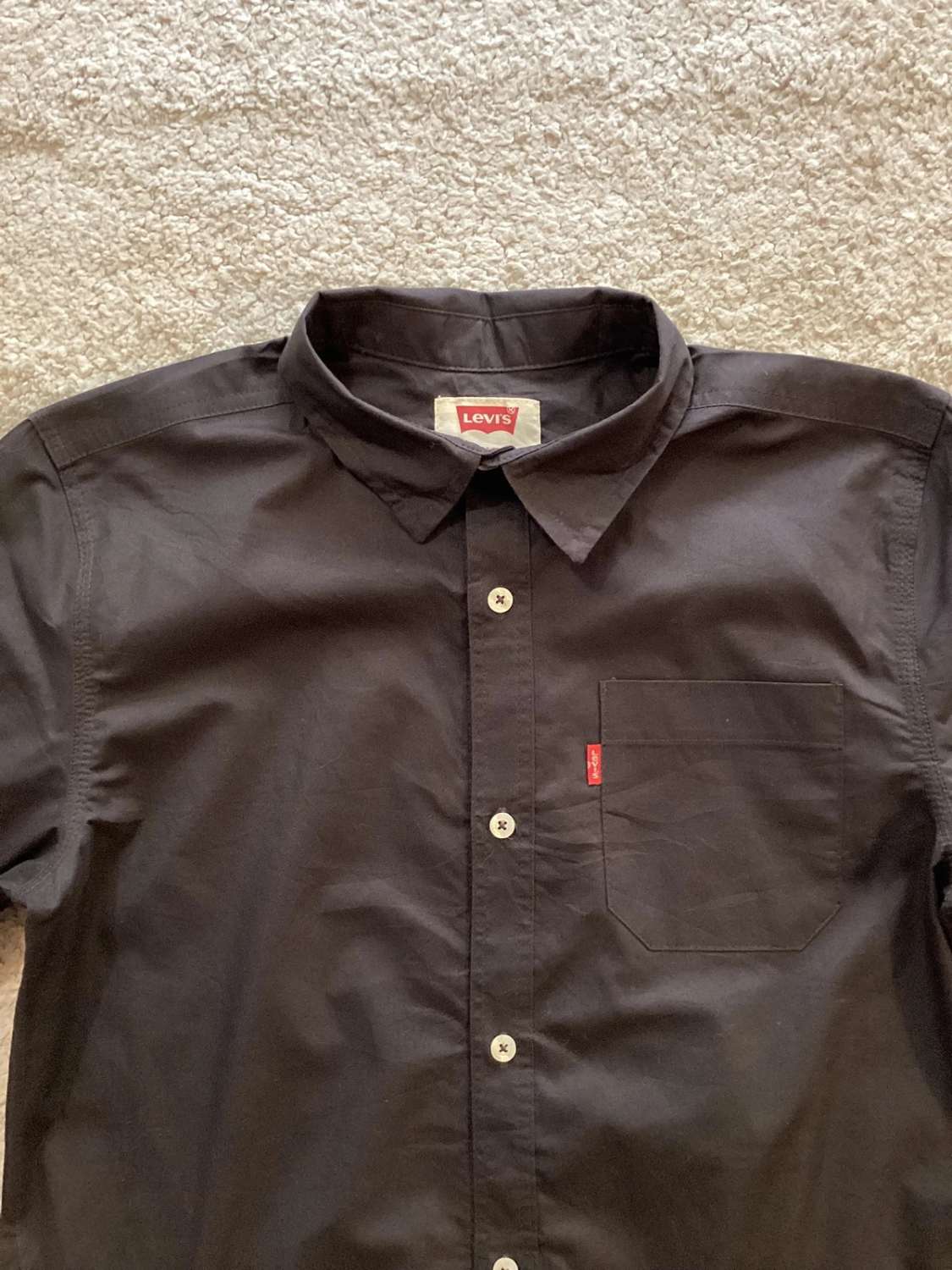 🖤 Camisa Levi's Niña - Negro - Talla 12A-13A
