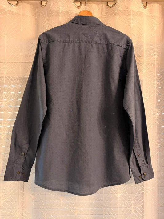 Camicia Wrangler Vintage Wash - Motivo Navy - Taglia M