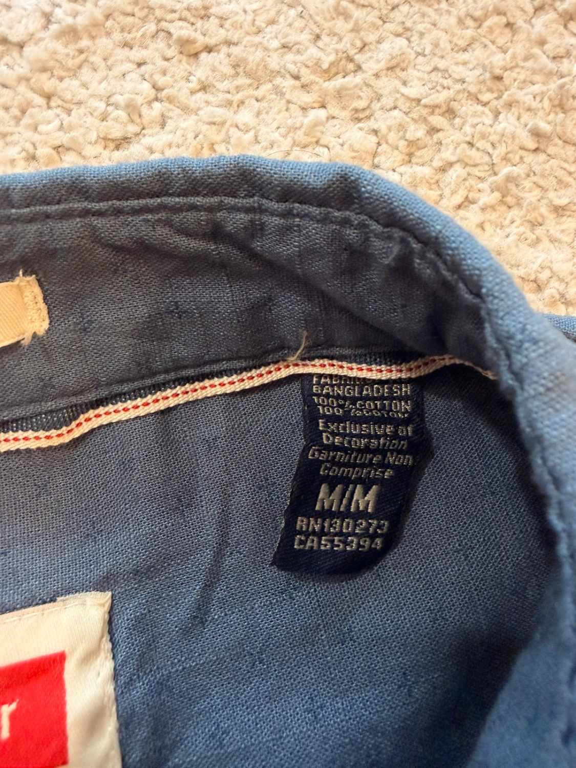 Camicia Wrangler Vintage Wash - Motivo Navy - Taglia M