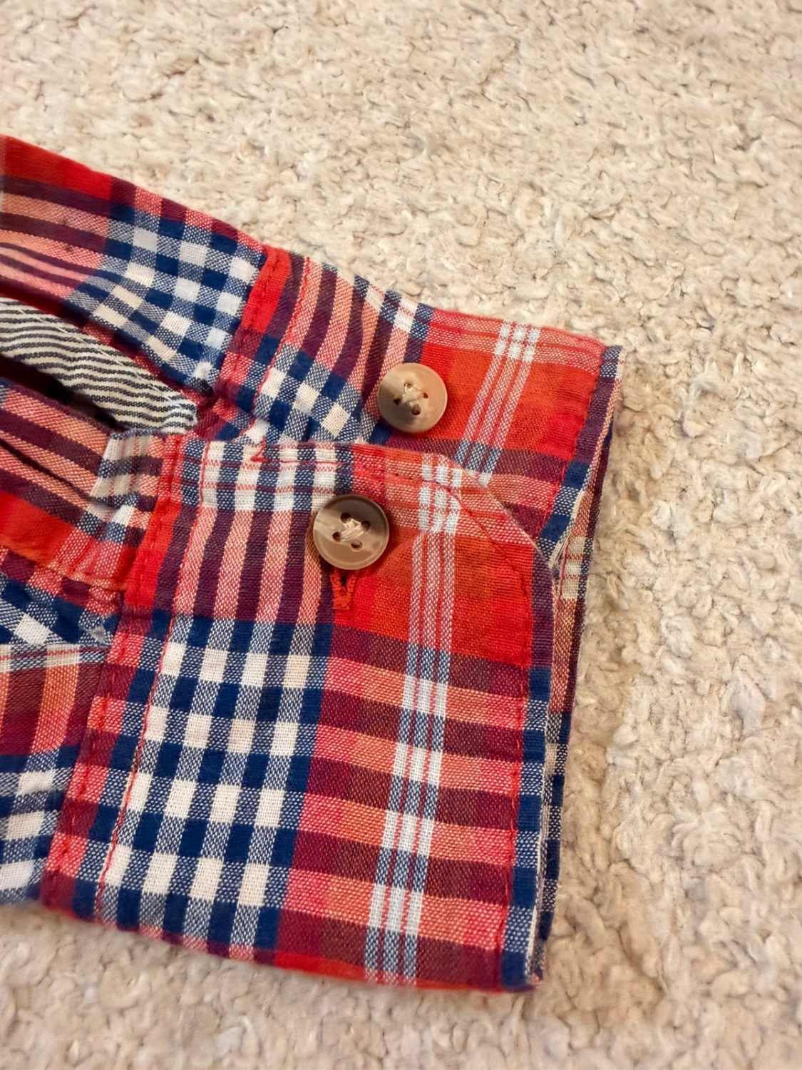 Chemise Wrangler Jeans Co Femme - Carreaux Rouge/Marine/Blanc