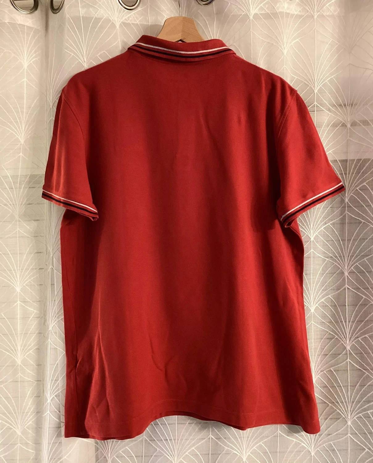 🔴 Polo Lotto Life’s - Rouge Vif - Taille M