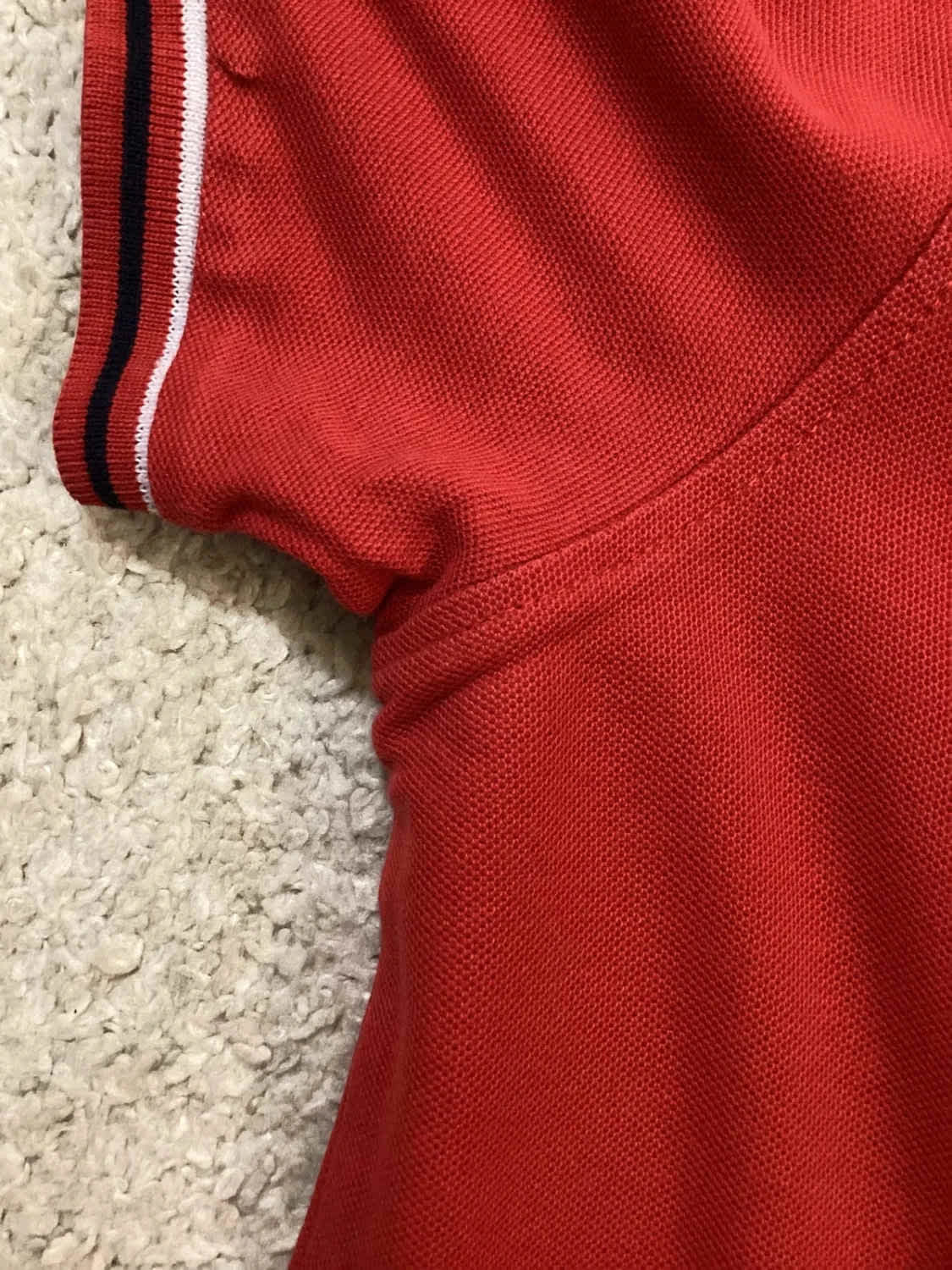 🔴 Polo Lotto Life’s - Rouge Vif - Taille M
