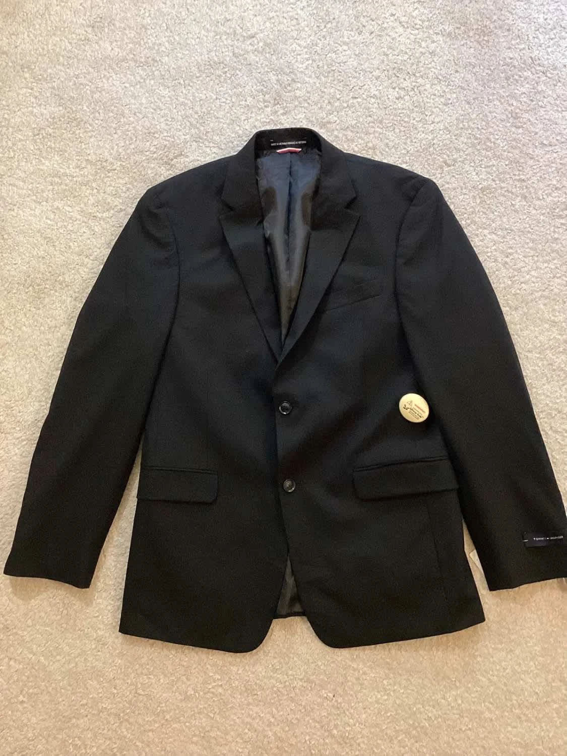 Blazer Tommy Hilfiger Mulher Stretch - Preto - Tamanho 38 (S) - NOVO