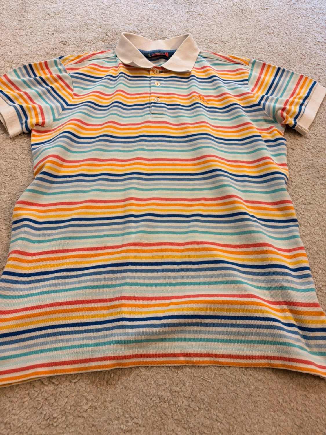 Polo Robe di Kappa Rayé - Taille L