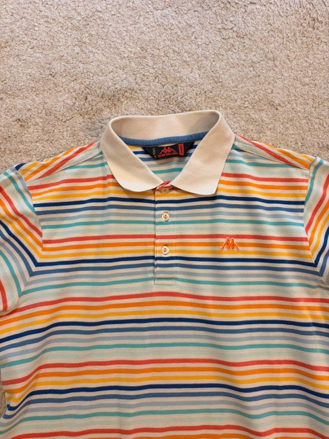 Polo Robe di Kappa Rayé - Taille L