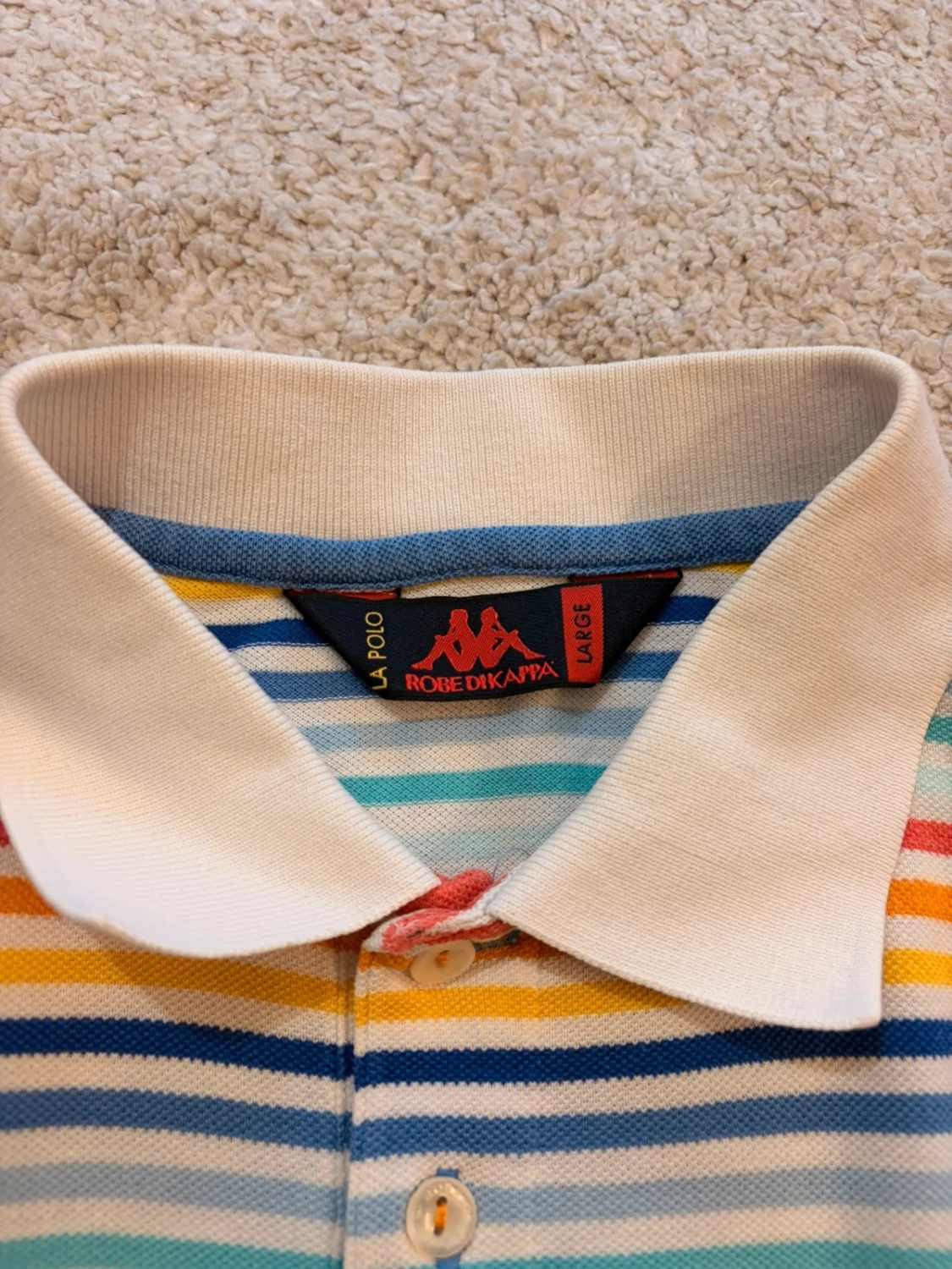 Polo Robe di Kappa Rayé - Taille L