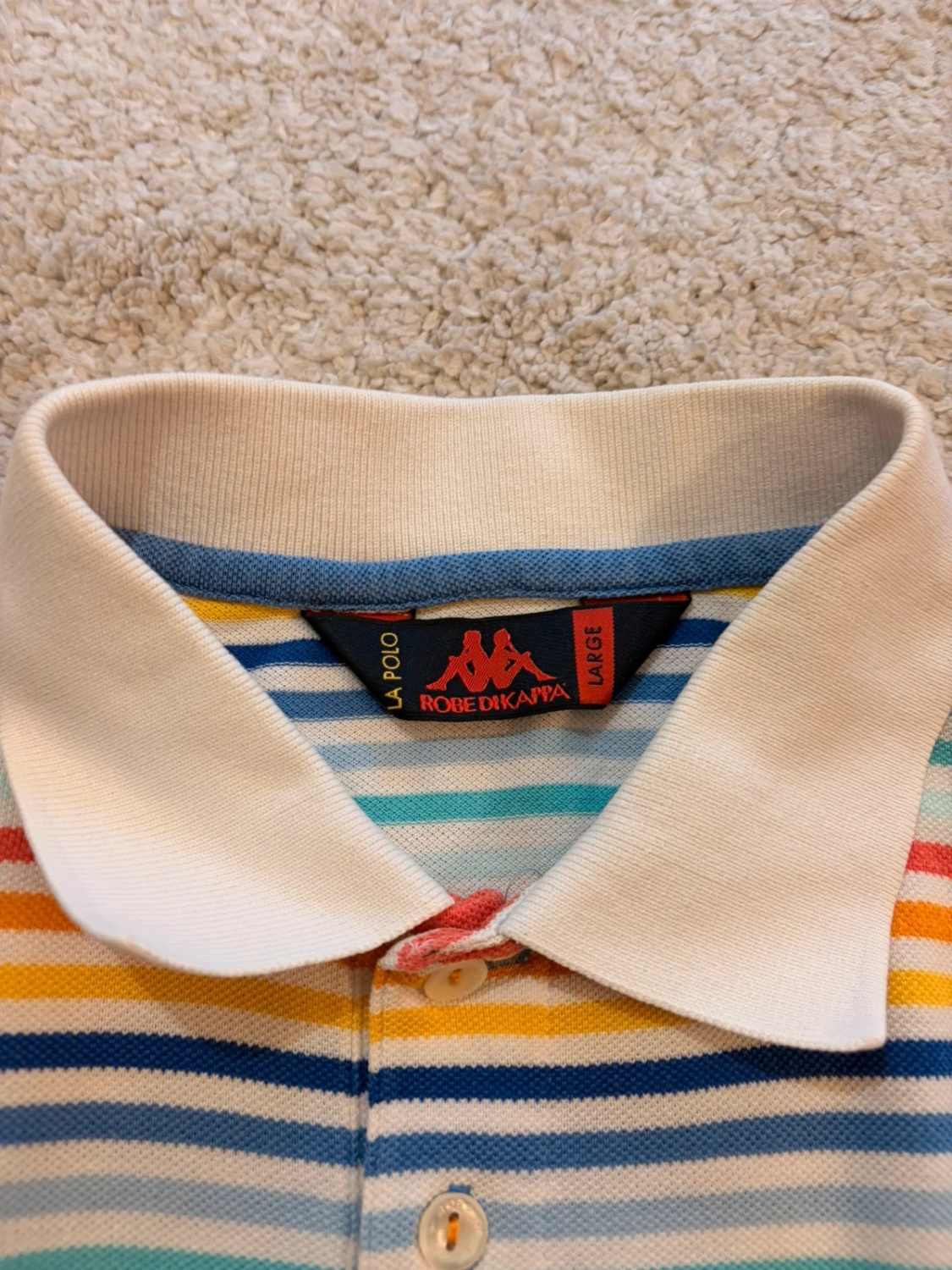 Polo Robe di Kappa Rayé - Taille L