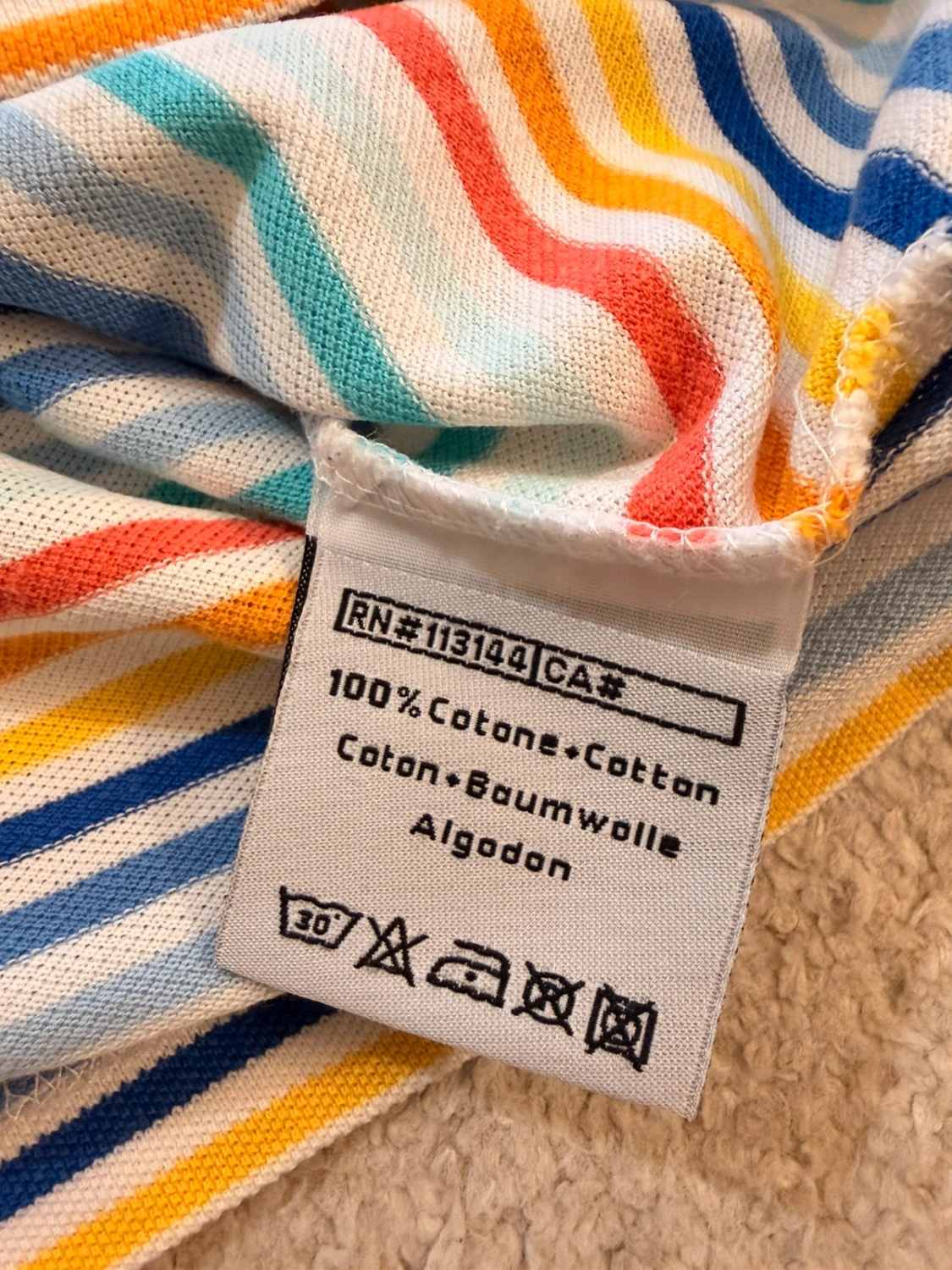 Polo Robe di Kappa Rayé - Taille L