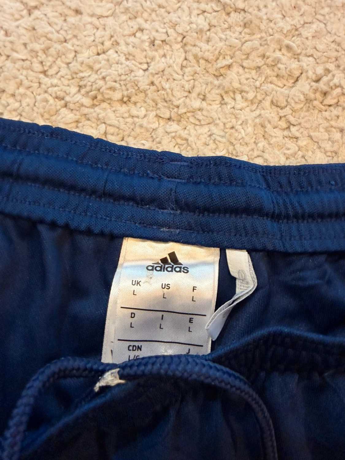 🔵 Short Adidas Homme Climalite - Marine - Taille L