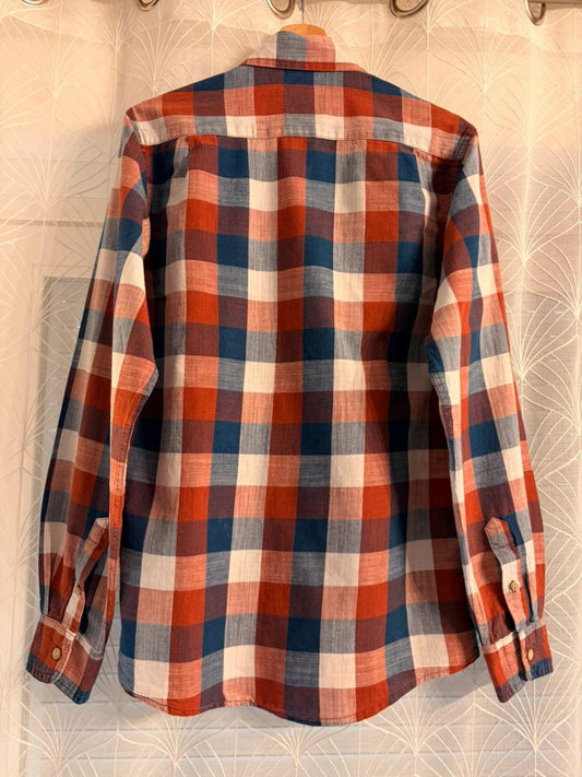 Camisa Wrangler Homem Índigo - Xadrez - Tamanho S/P
