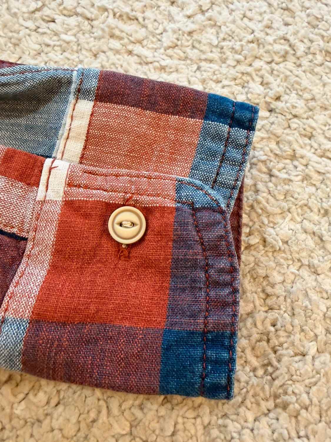 Camisa Wrangler Homem Índigo - Xadrez - Tamanho S/P
