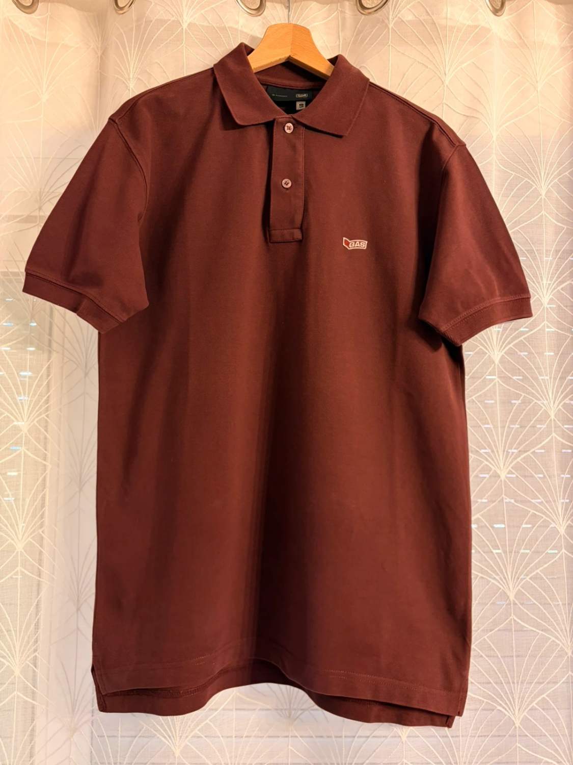 🍷 Polo Gas Homme - Bordeaux - Taille S