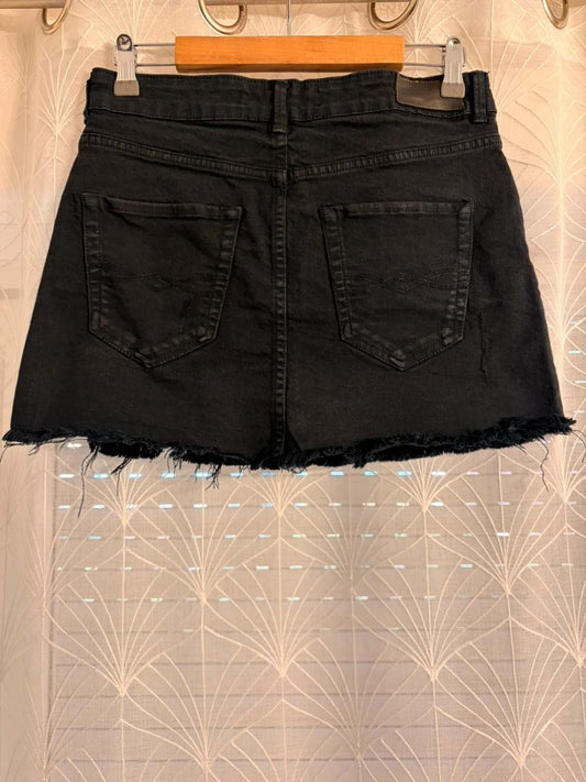 Jupe Zara Woman en Jean Noir - Taille 36