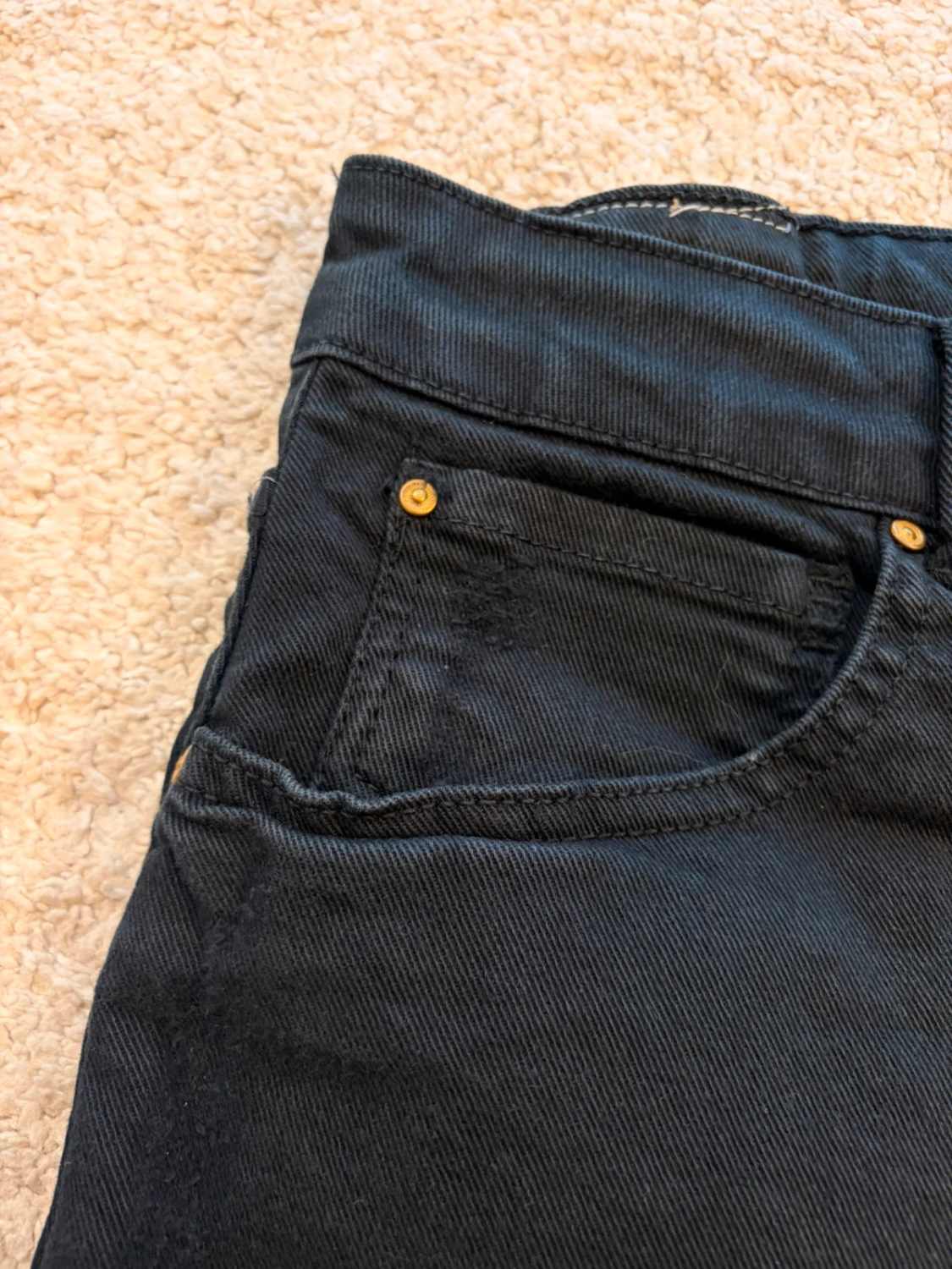 Jupe Zara Woman en Jean Noir - Taille 36