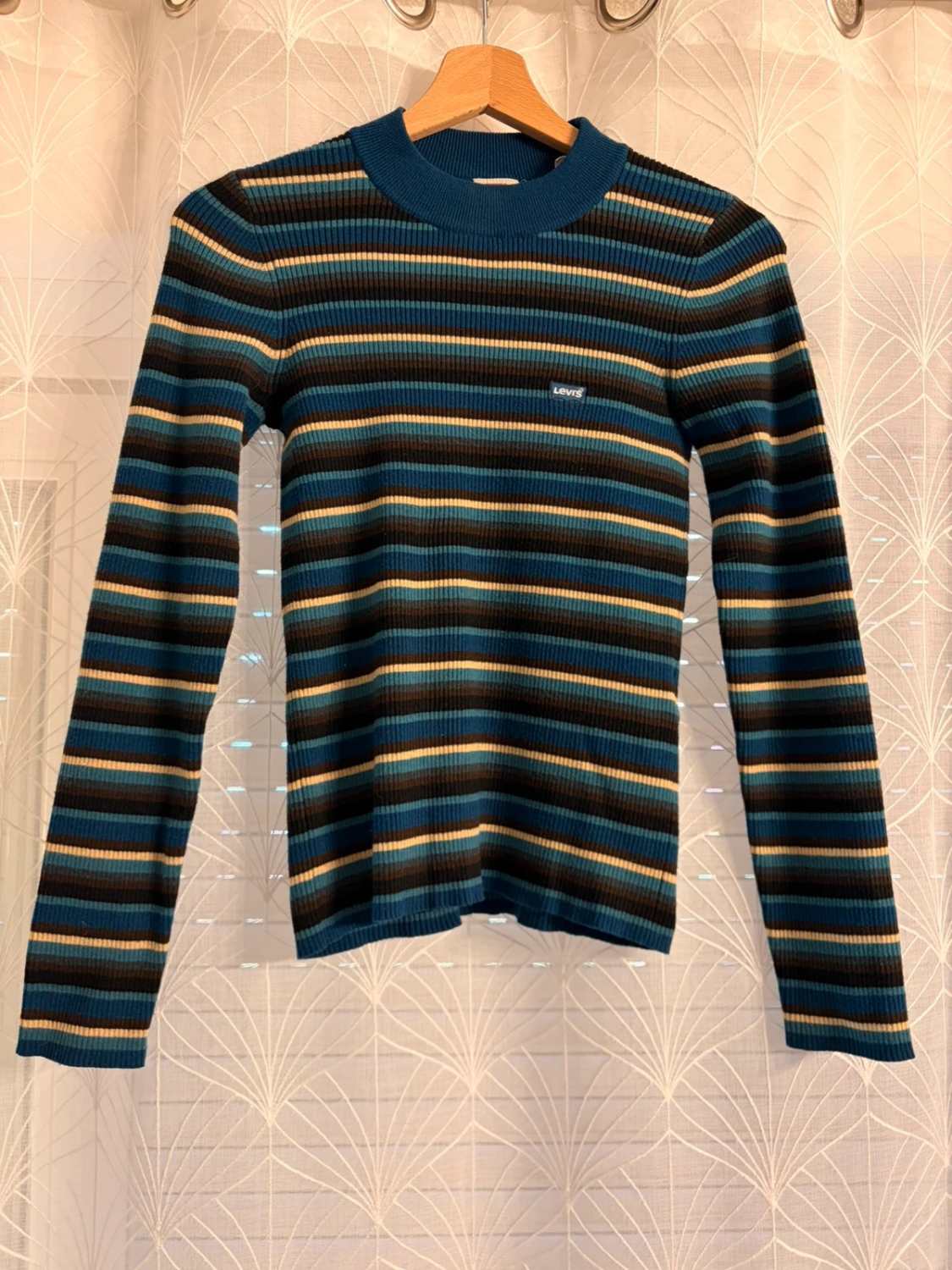 🌈 Sweat Levi's Femme à Rayures - Multicolore - Taille XS