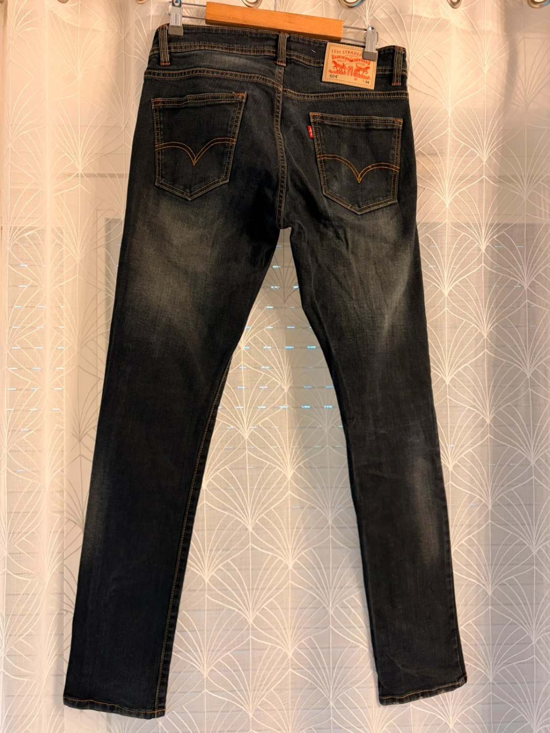 👖 Jeans Levi's 504 Slim Fit - Marine - Taille W32