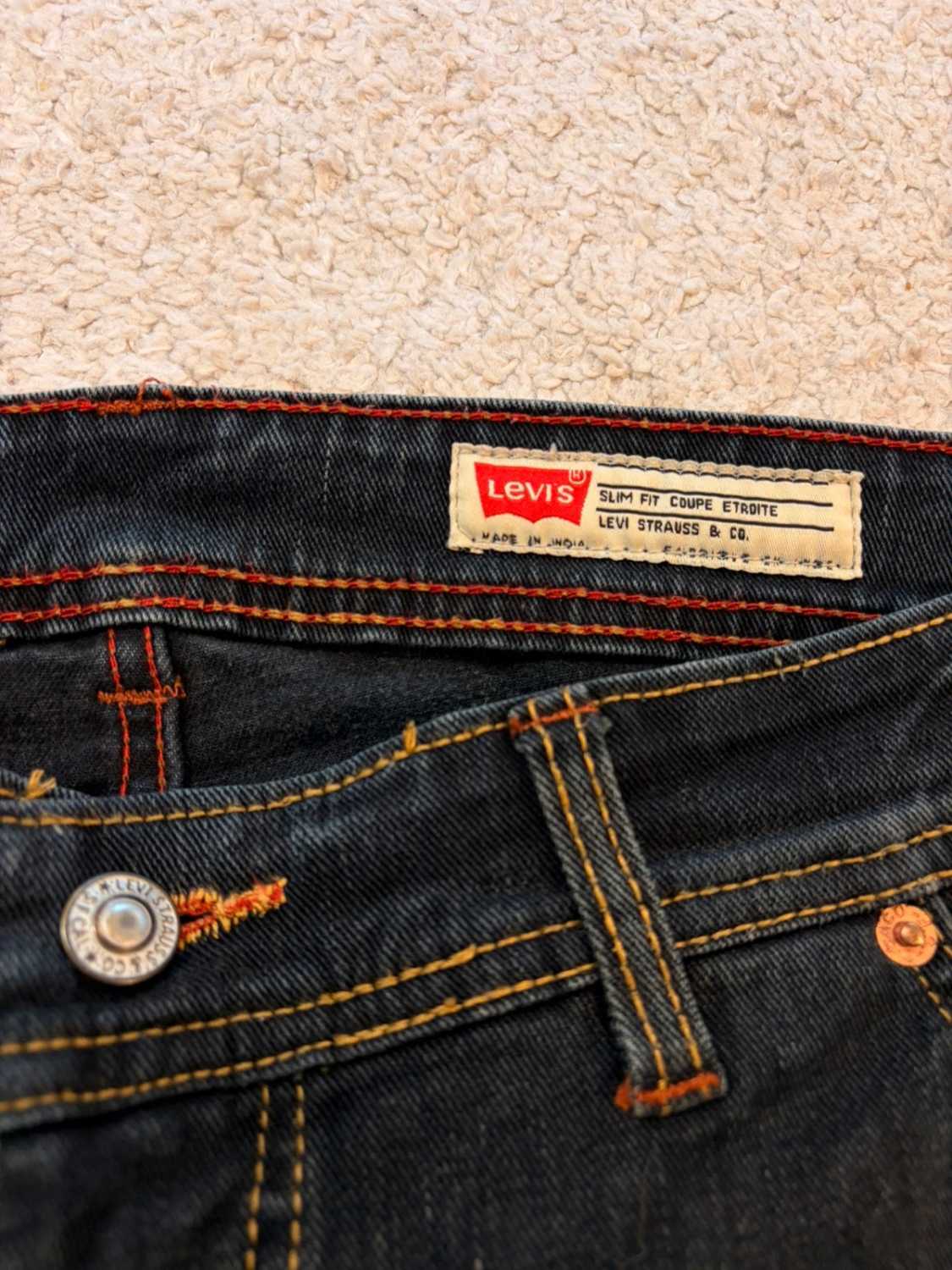👖 Jeans Levi's 504 Slim Fit - Marine - Taille W32