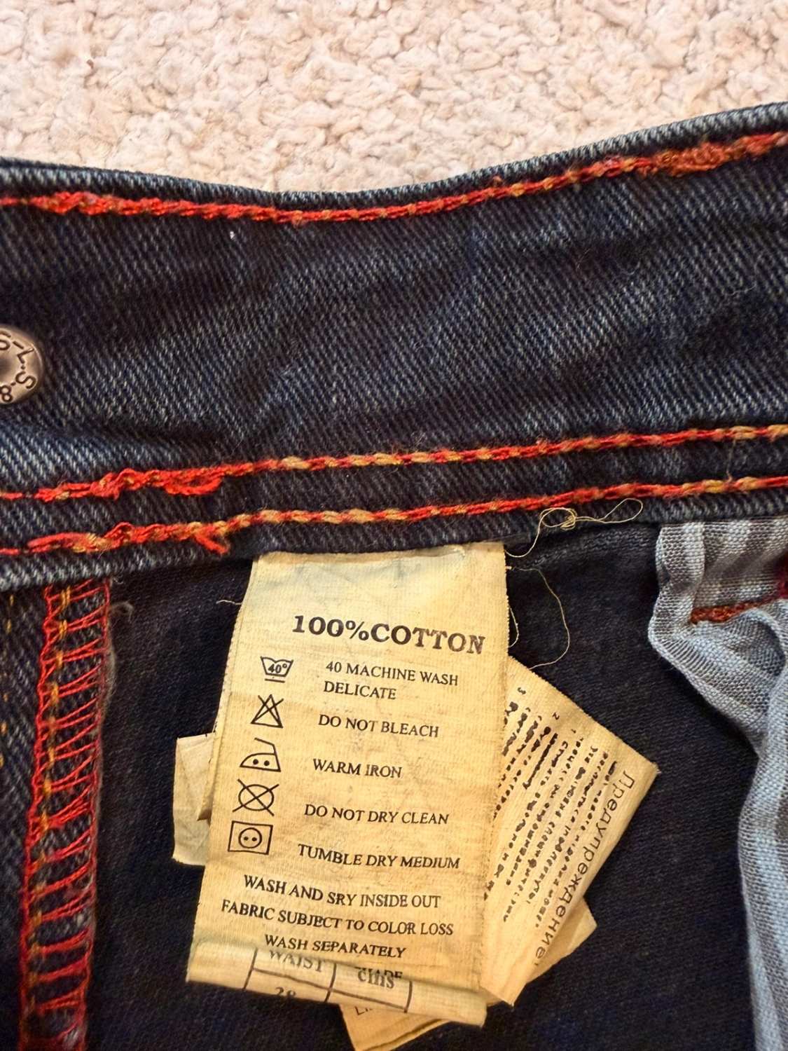 👖 Jeans Levi's 504 Slim Fit - Marine - Taille W32