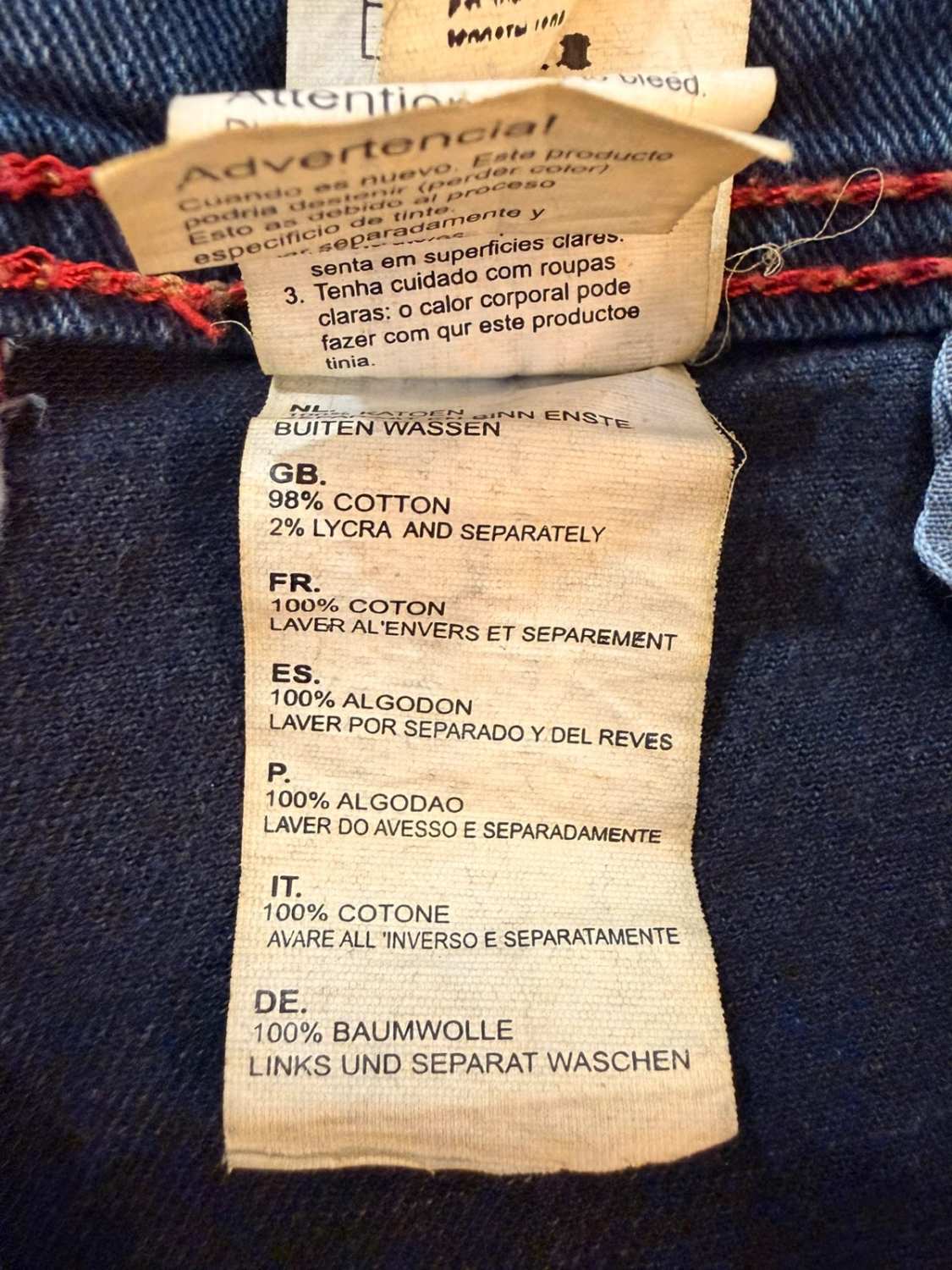 👖 Jeans Levi's 504 Slim Fit - Marine - Taille W32