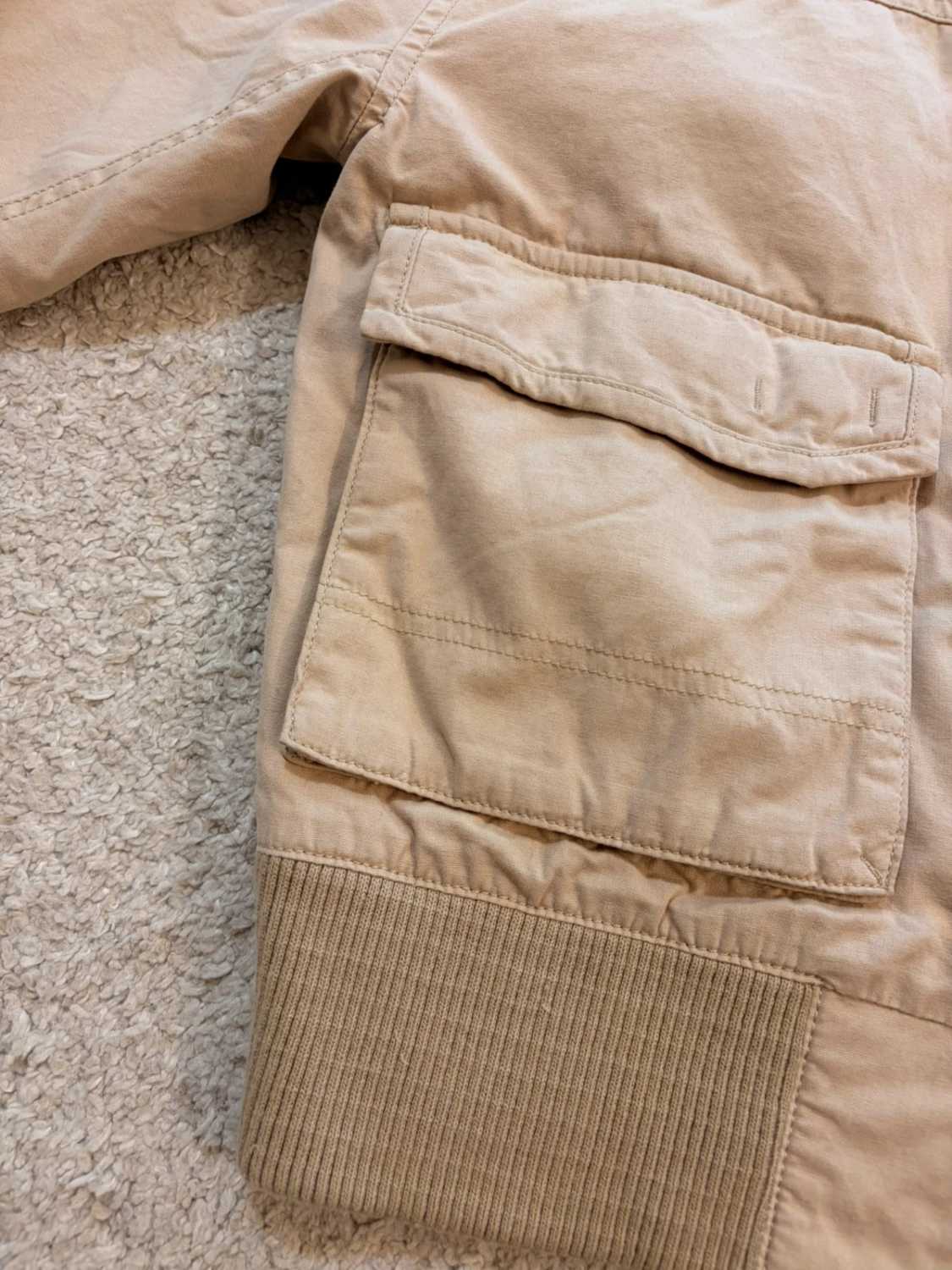🏖️ Veste Tommy Hilfiger Garçon 12A - Beige - Taille 152
