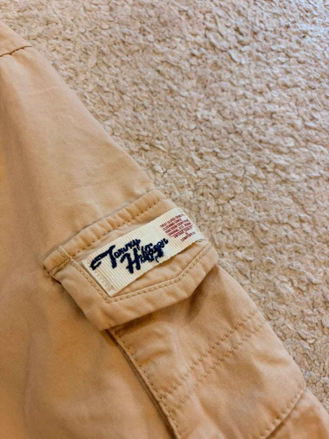 🏖️ Veste Tommy Hilfiger Garçon 12A - Beige - Taille 152