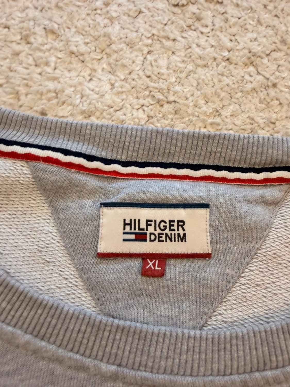 Pull Hilfiger Denim Homme - Gris - Taille XL