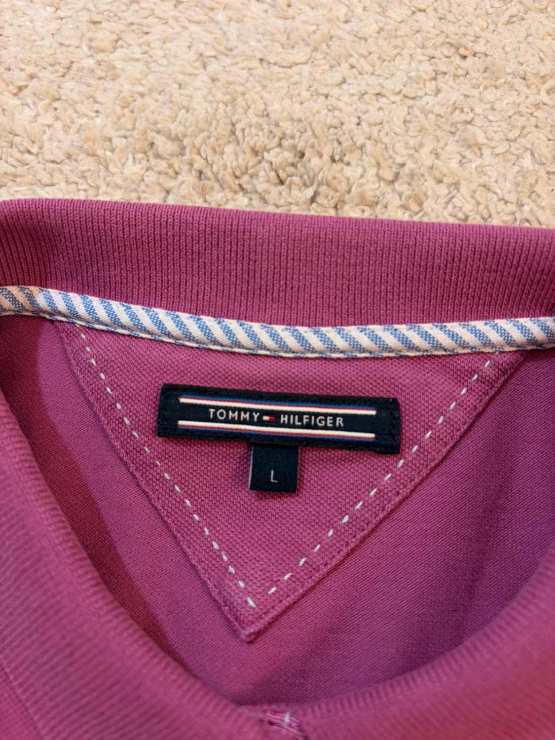 💜 Polo Tommy Hilfiger Femme - Bordeaux - Taille L