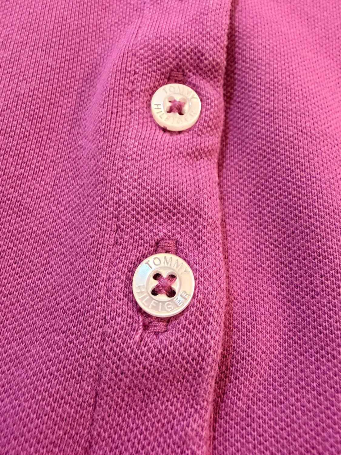 💜 Polo Tommy Hilfiger Femme - Bordeaux - Taille L