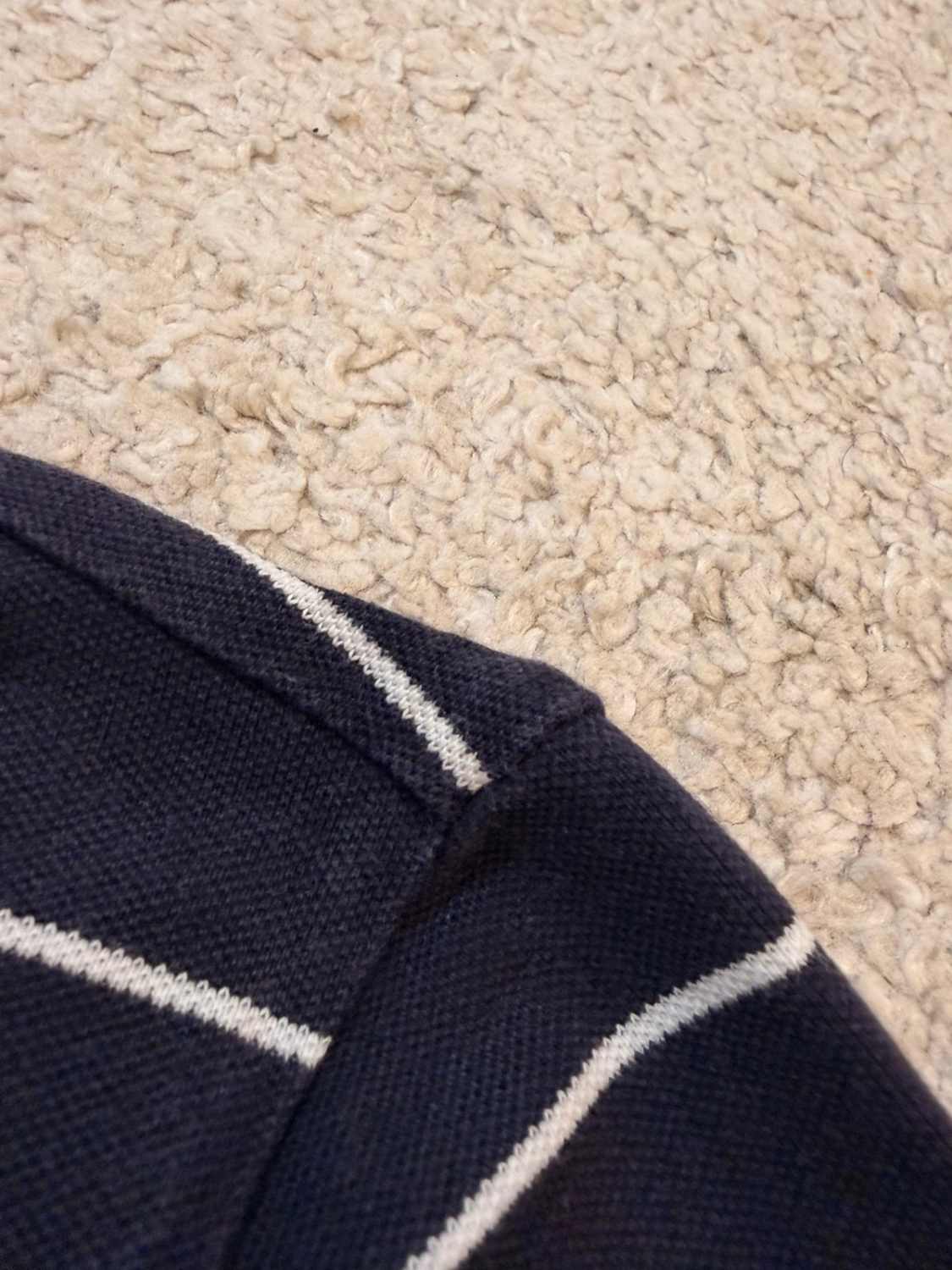 Polo Ralph Lauren Golf Femme Rayé - Marine/Blanc/Orange - Taille S