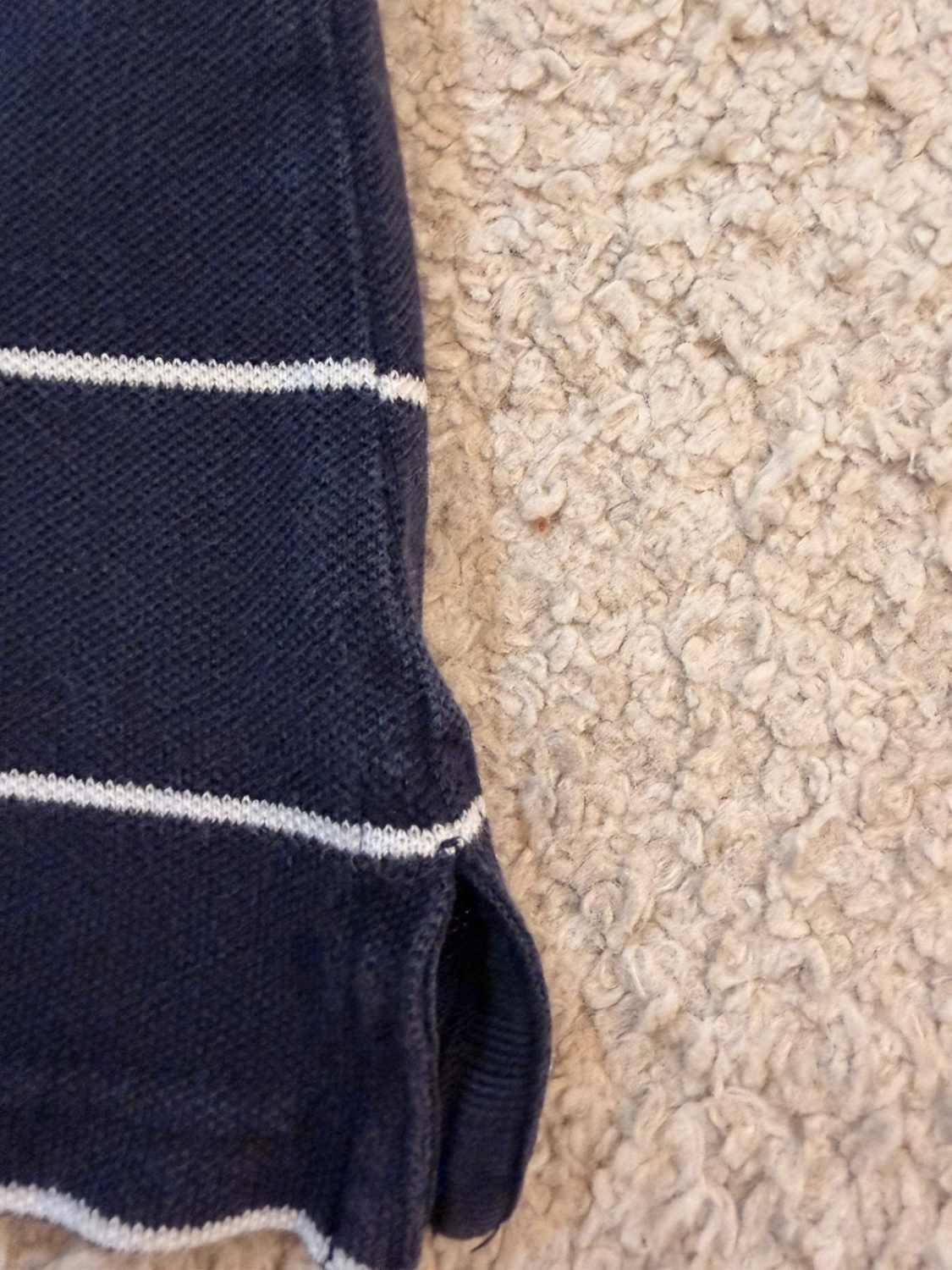 Polo Ralph Lauren Golf Femme Rayé - Marine/Blanc/Orange - Taille S