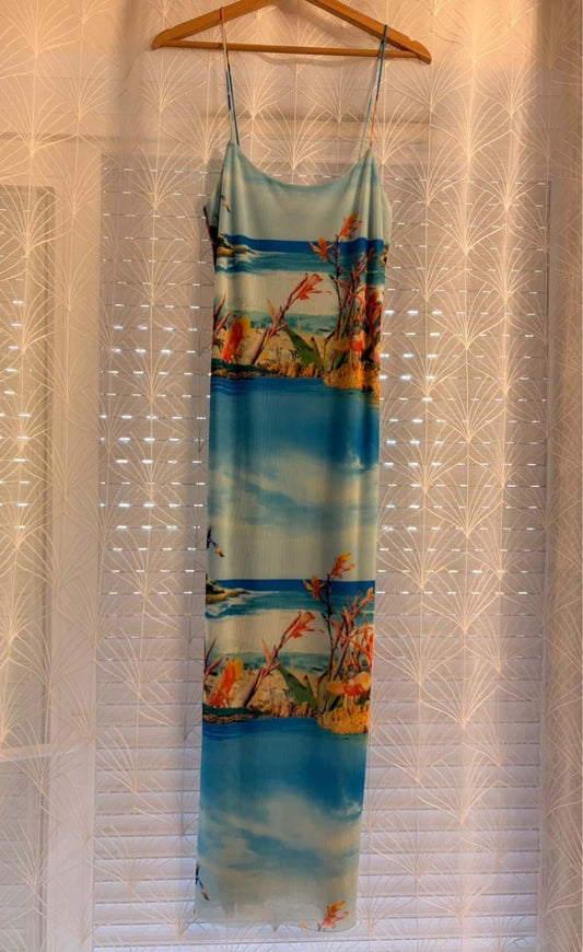 Robe Zara Imprimé Plage - Taille S