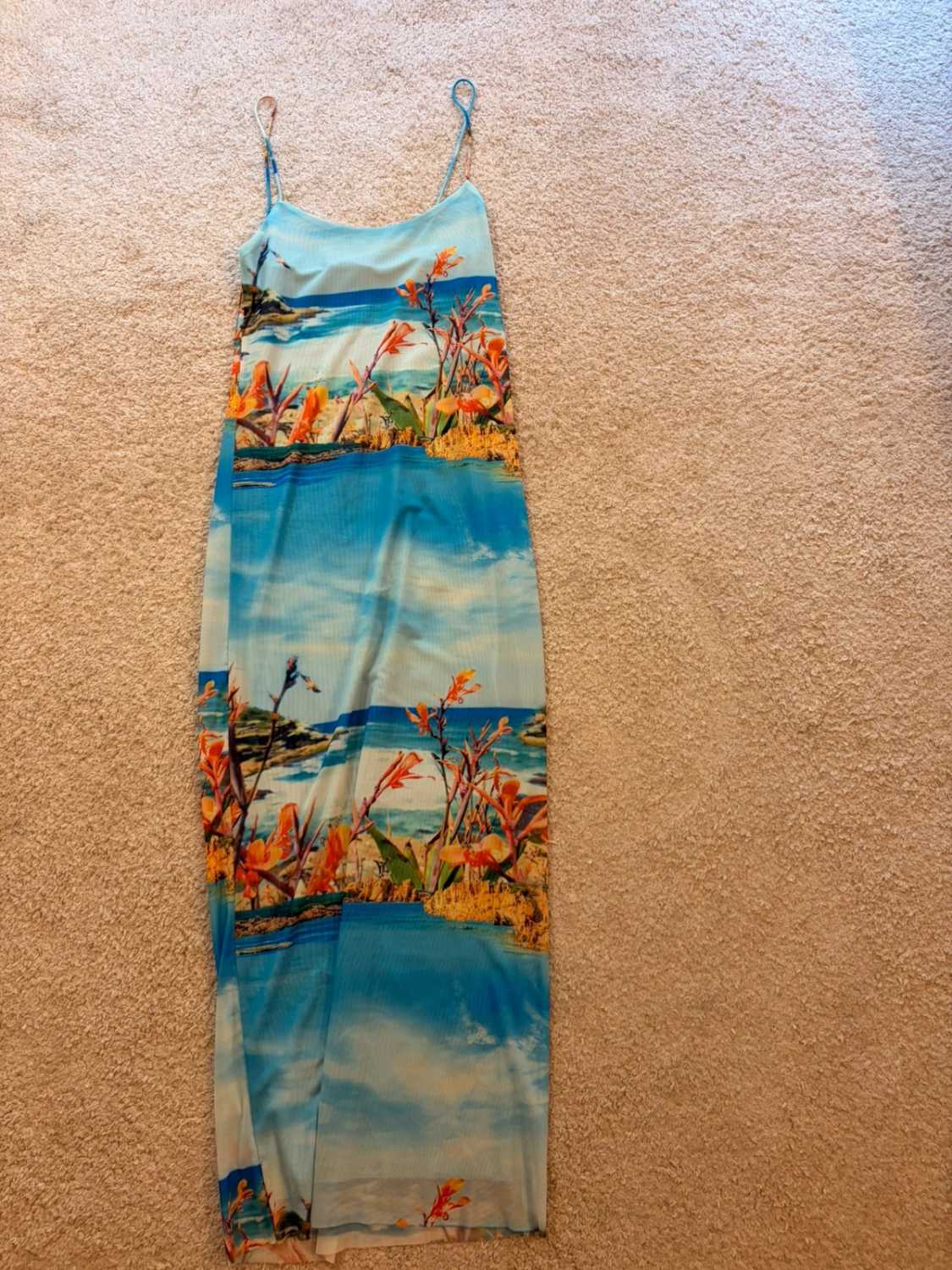 Robe Zara Imprimé Plage - Taille S