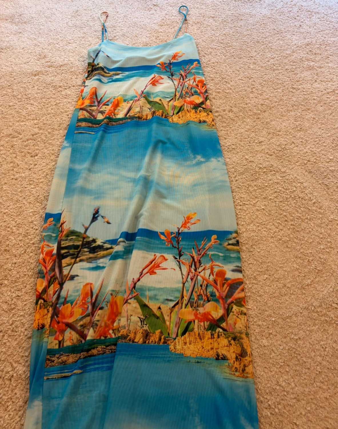 Robe Zara Imprimé Plage - Taille S