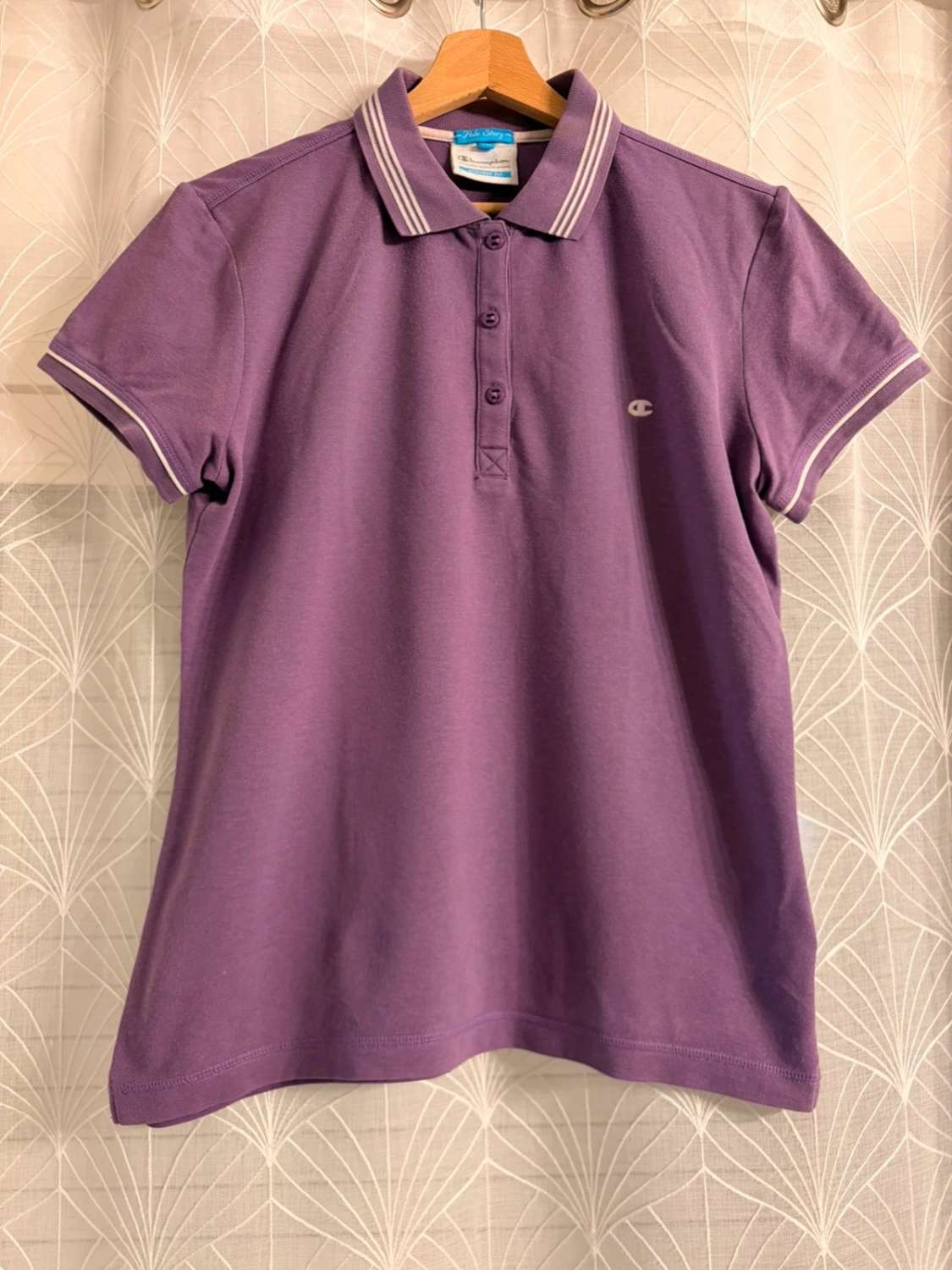 💜 Polo Champion Femme Heritage Fit - Violet - Taille XL