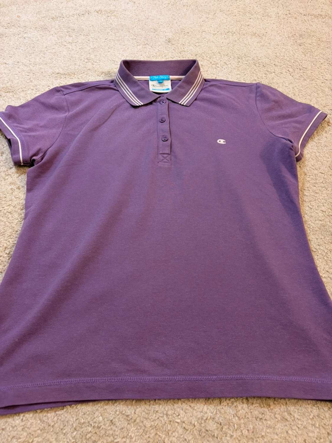 💜 Polo Champion Femme Heritage Fit - Violet - Taille XL