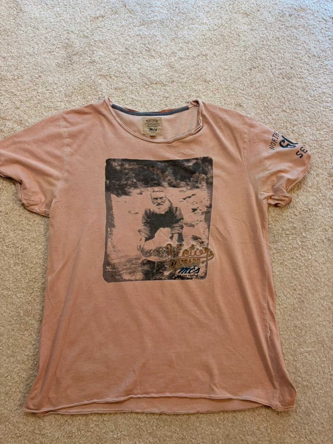 🌺 T-shirt MCS - Imprimé Corail - Taille L