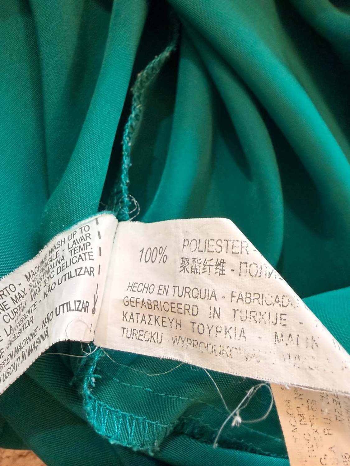 🍃🤎 Tunique Zara Basic Vert Foncé - Minimaliste & Longue