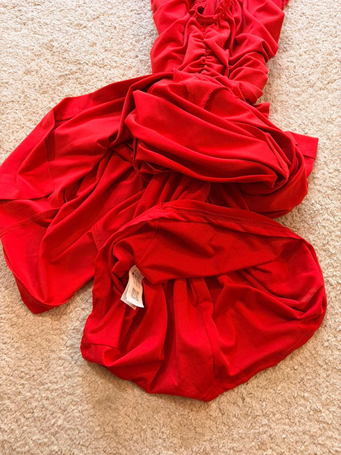 Robe Zara Rouge sans Manches - Taille XS