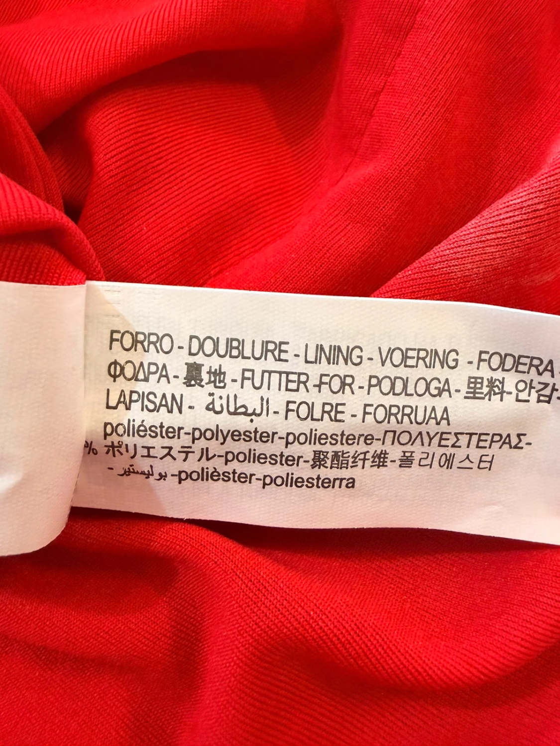 Robe Zara Rouge sans Manches - Taille XS