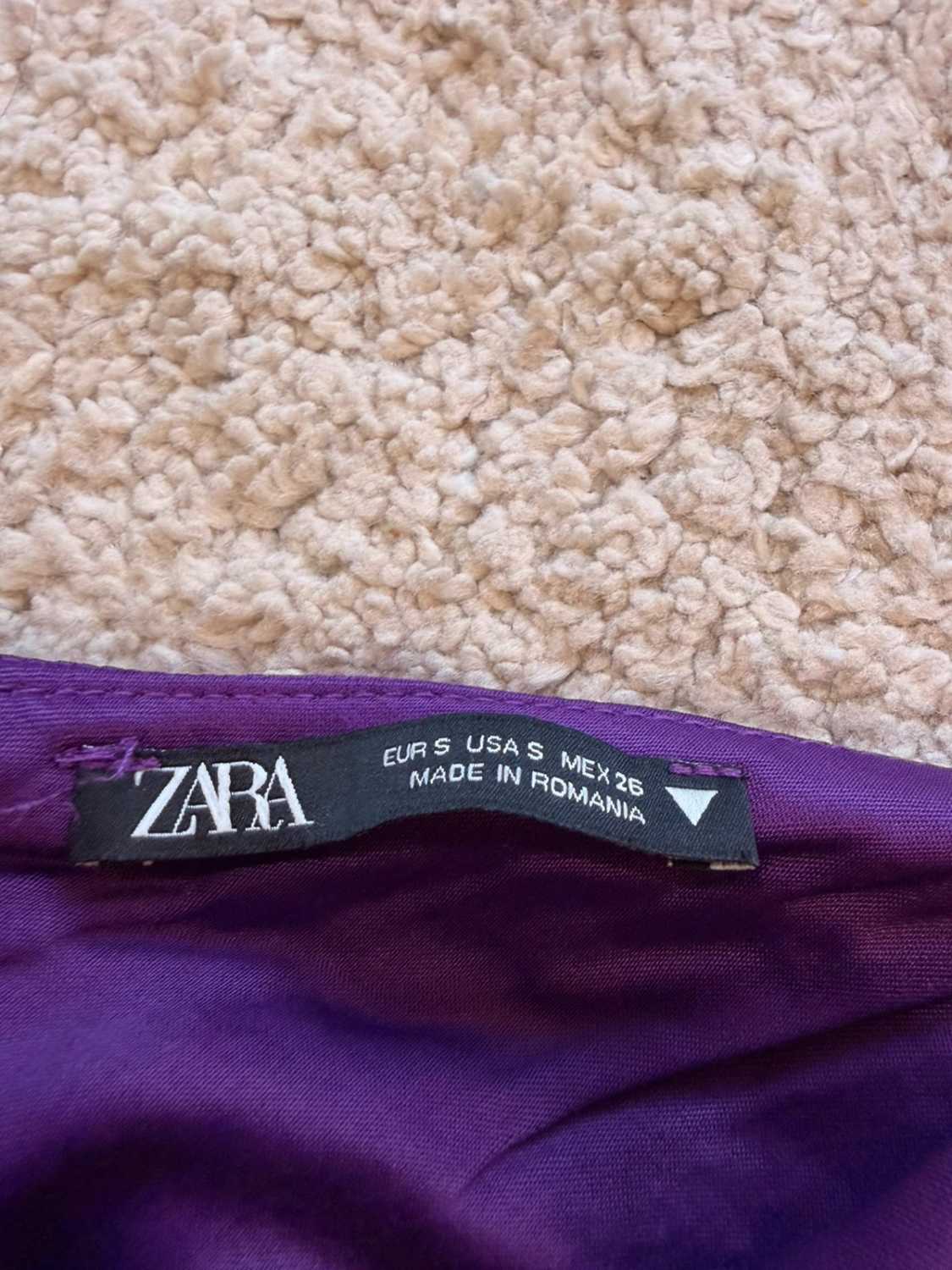 Robe Zara Violette à Bretelles - Taille S