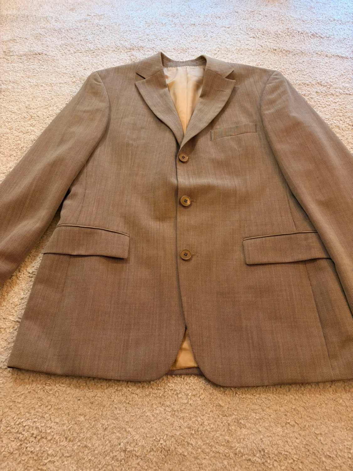 Blazer Hugo Boss "Scorsese" Kaki Lana/Seta - Cinematico & Distinto