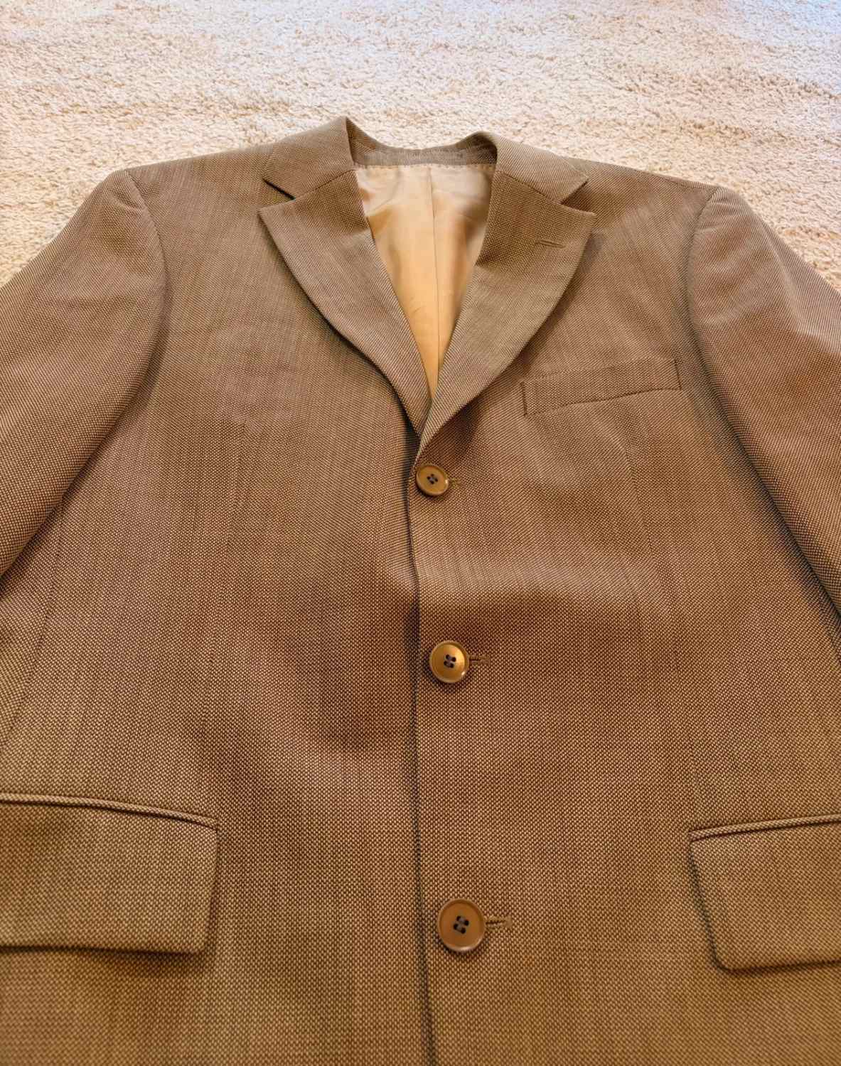 Blazer Hugo Boss "Scorsese" Kaki Lana/Seta - Cinematico & Distinto