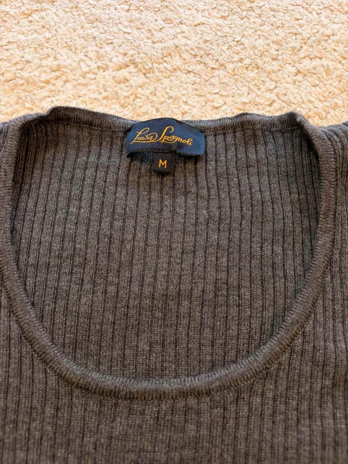 Robe Luisa Spagnoli à Rayures Laine Vierge - Taille M