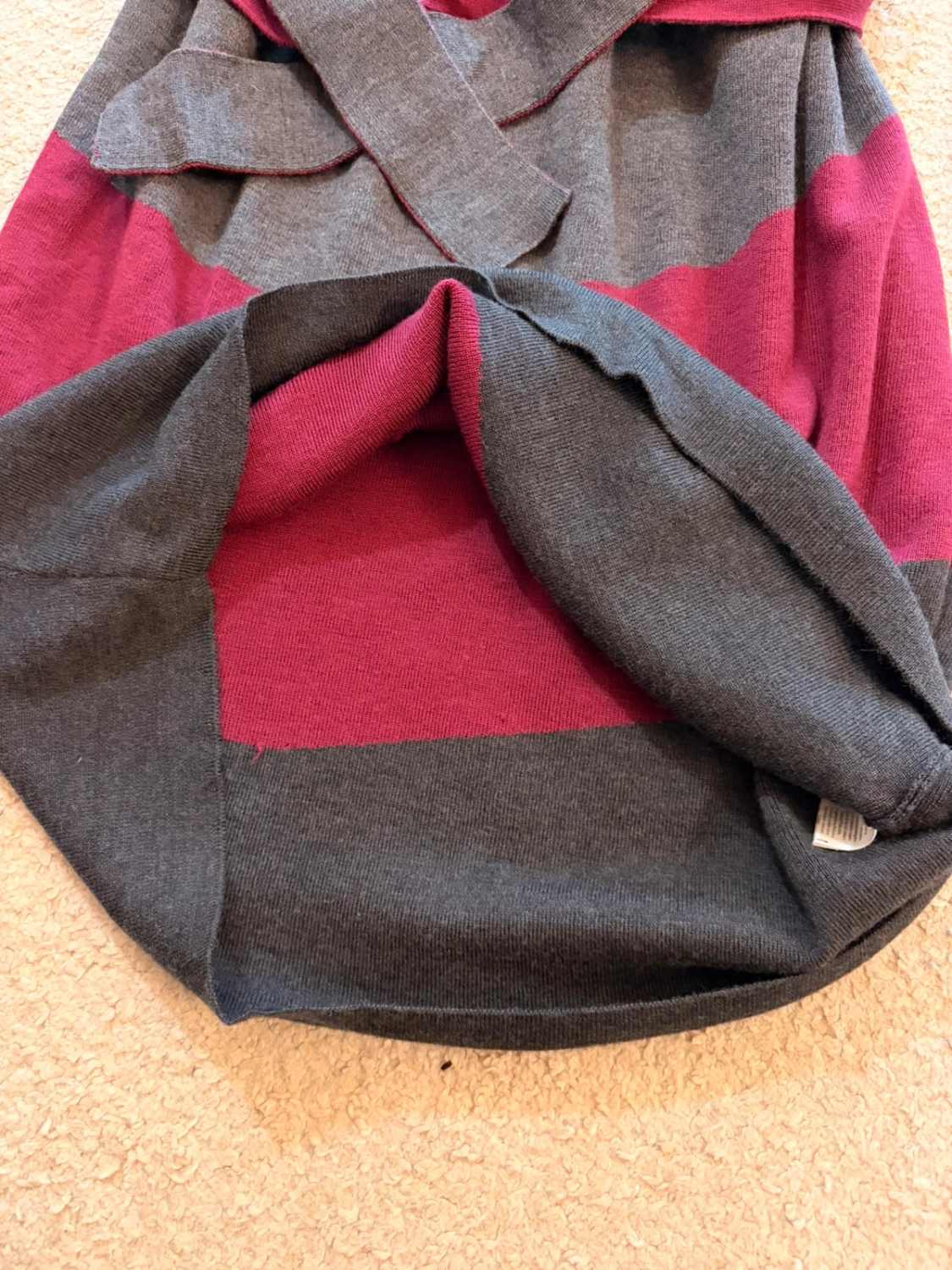 Robe Luisa Spagnoli à Rayures Laine Vierge - Taille M