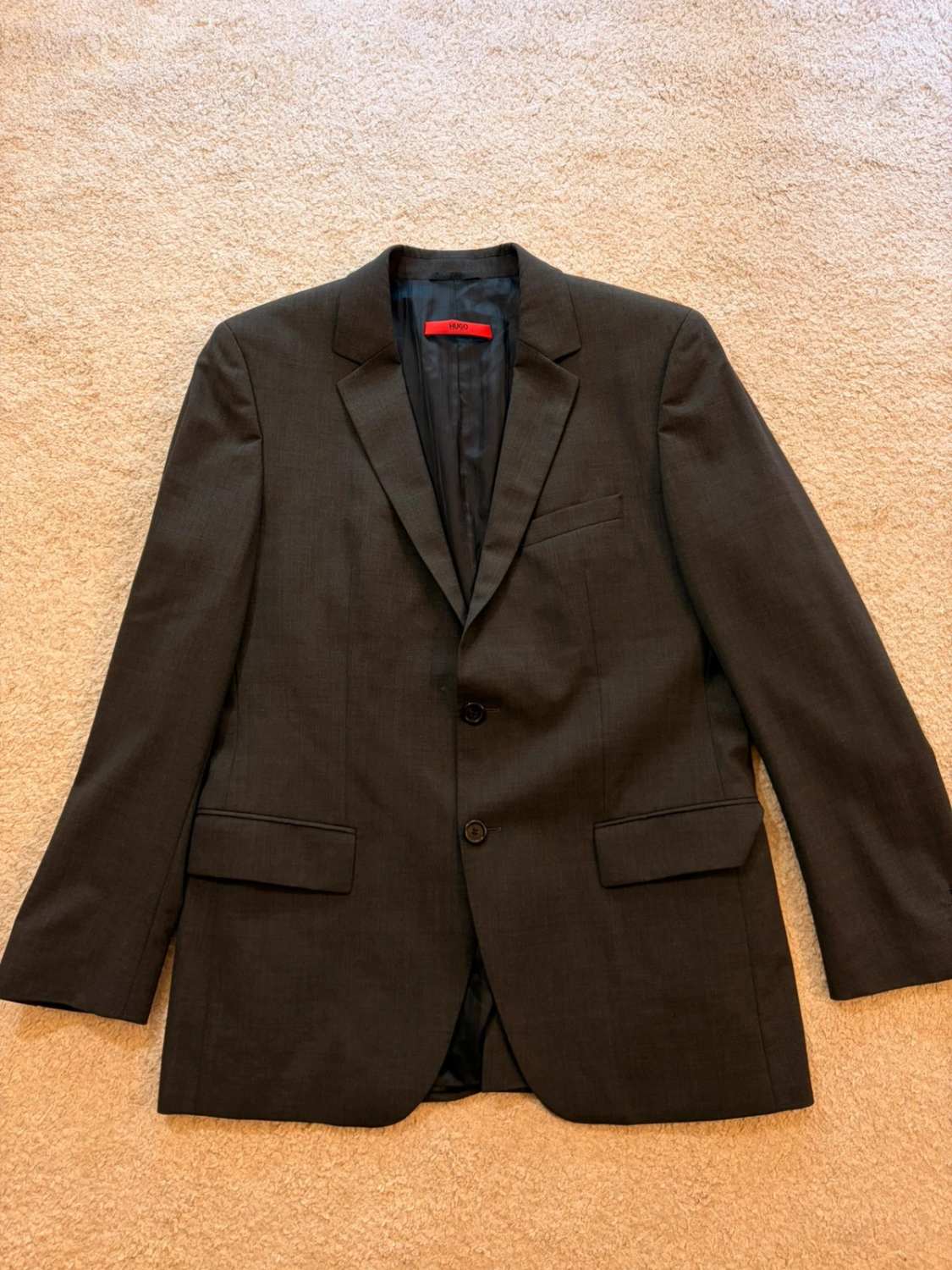 Blazer Hugo Boss Linea Rossa Grigio Scuro - Sartoria Suprema
