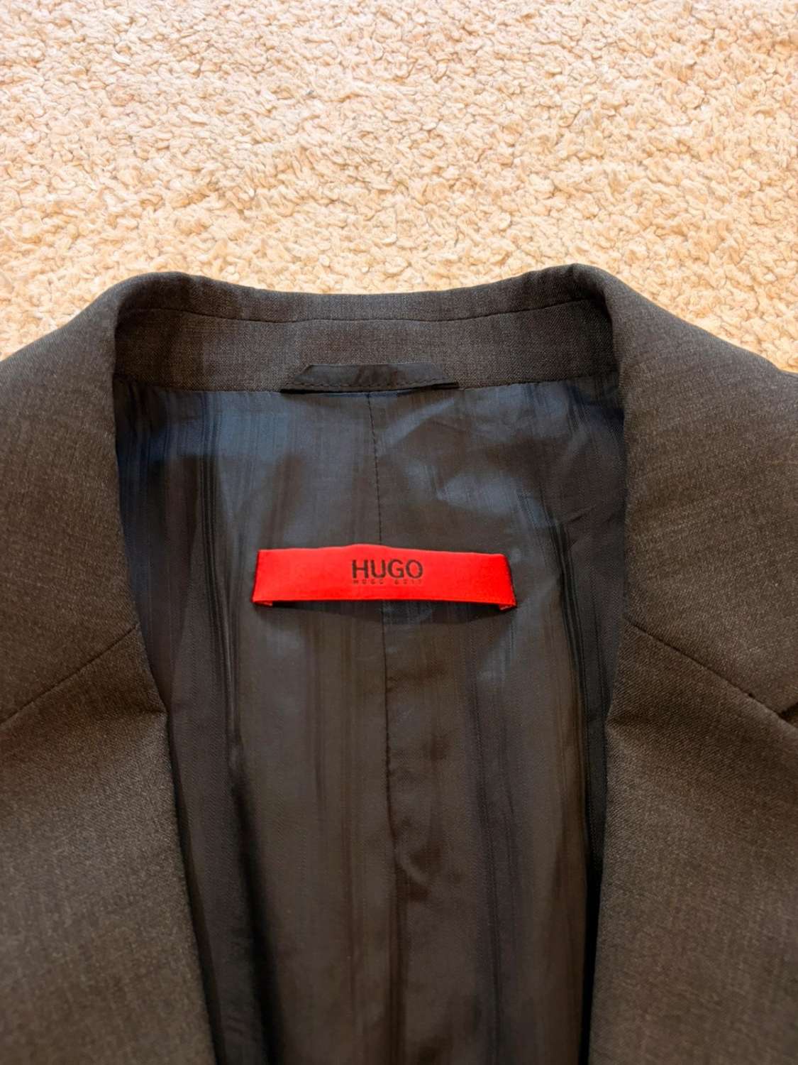 Blazer Hugo Boss Linea Rossa Grigio Scuro - Sartoria Suprema