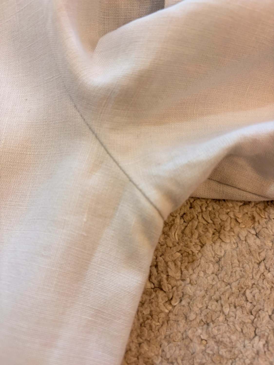 Robe Valentino Garavani Modello 3766 Lin Blanc/Gris - Pureté & Haute Couture