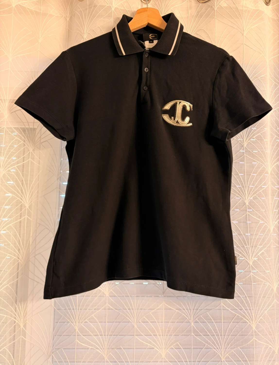 🐆 Polo Just Cavalli Noir - Audace & Style Italien