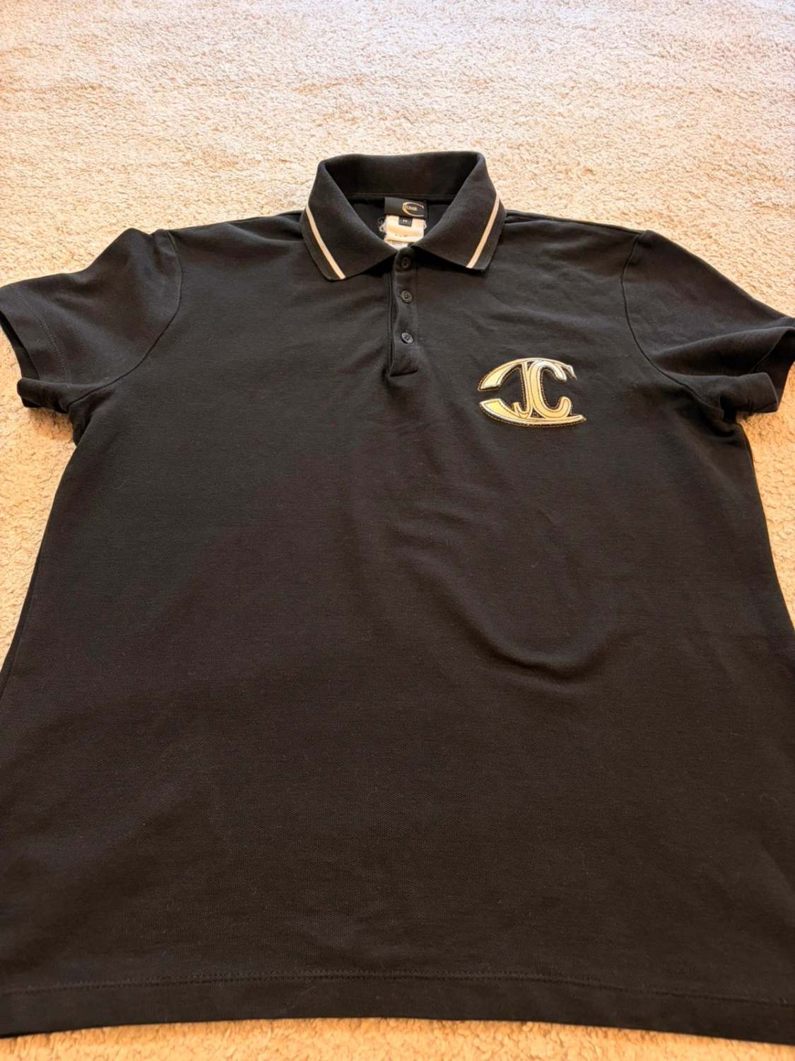 🐆 Polo Just Cavalli Noir - Audace & Style Italien